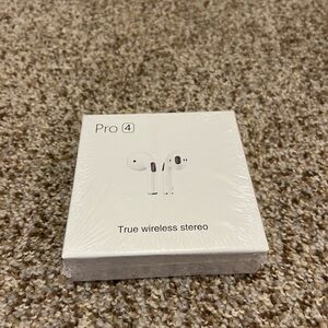 Pro 4 White True Wireless Stereo Earbuds